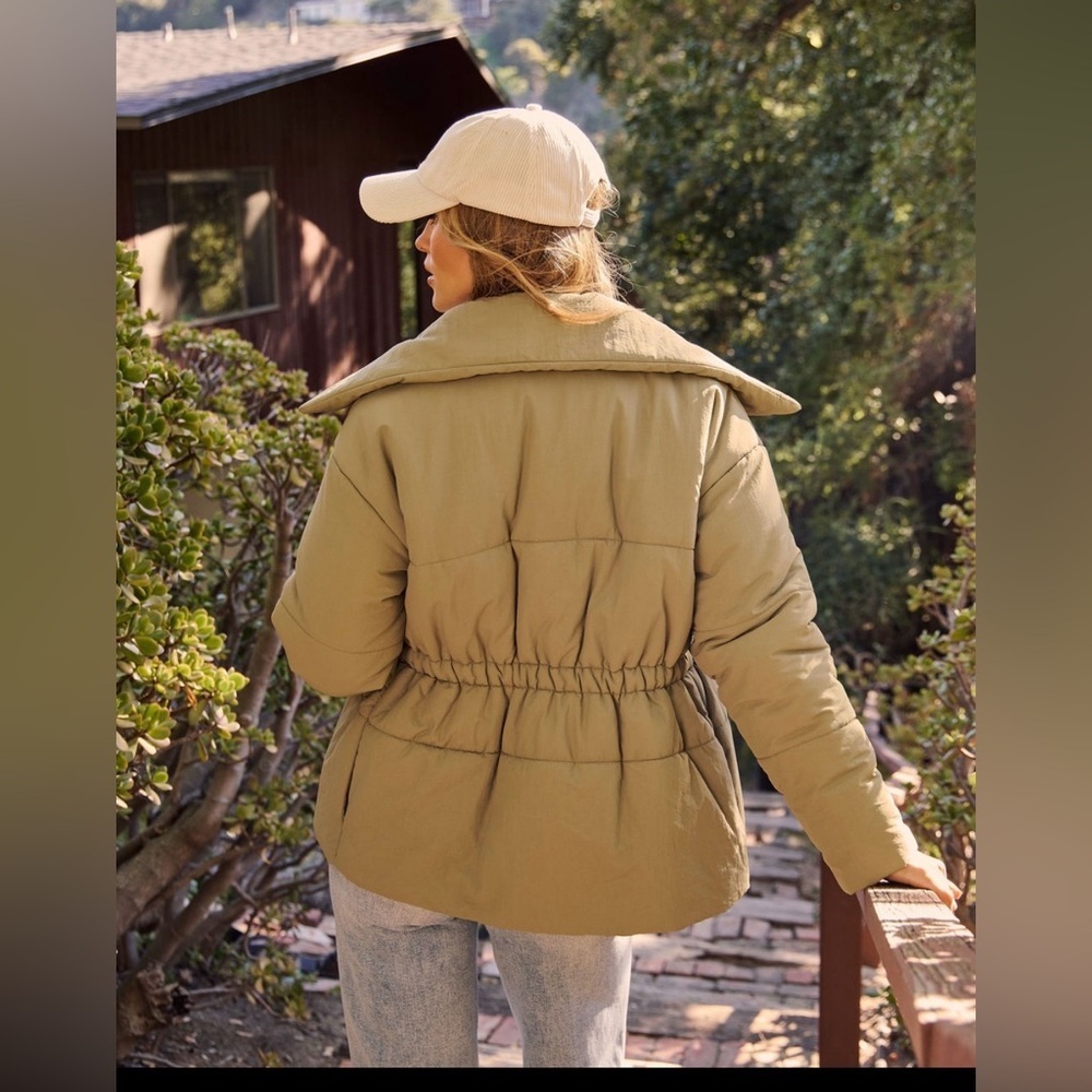 Vici Olive Puffer Jacket - Picture 4 of 7